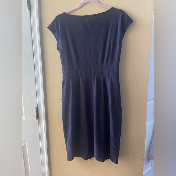 Boden navy cotton dress, US women’s 6 - Picture 5 of 8